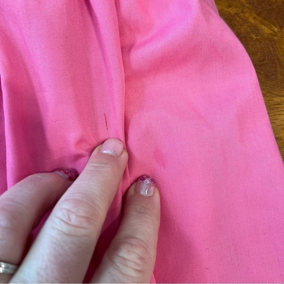 Gorgeous pink Entro pleated ruffle top dress size medium - Picture 2 of 9